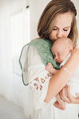 Copper Pearl Baby Burp Cloth Large 21''x10'' Size Premium Absorbent Triple Layer 3-Pack Gift Set "Chip Set", 4 Ounces
