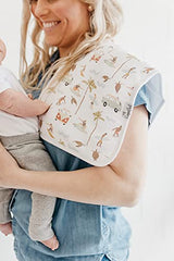 Copper Pearl Baby Burp Cloth Large 21''x10'' Size Premium Absorbent Triple Layer 3-Pack Gift Set"Maui", 245 grams (MU-O7XW-3SLC)