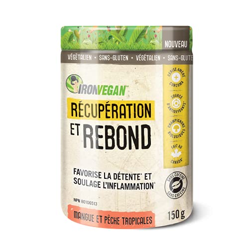 Iron Vegan Rebound Recovery Tropical Mango Peach, 150 gram