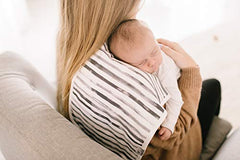 Copper Pearl Baby Burp Cloth Large 21''x10'' Size Premium Absorbent Triple Layer 3 Pack Gift Set "Noah" by Copper Pearl