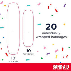 Band-Aid Brand Adhesive Bandages for Minor Cuts & Scrapes, Wound Care Featuring Nickelodeon Paw Patrol Characters for Kids and Toddlers, Assorted Sizes 20 ct