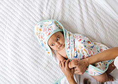 Copper Pearl Premium Knit Hooded Bath Towel with Terry Cloth Interior Nautical, 0.70 gram (X002HREDMV)