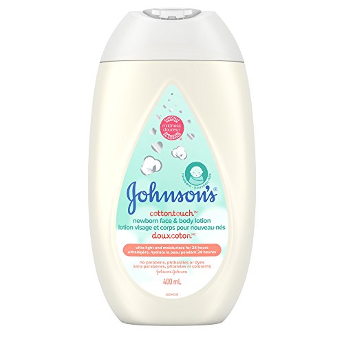 Johnson's Baby newborn face and body lotion, cotton touch cream, 400ml