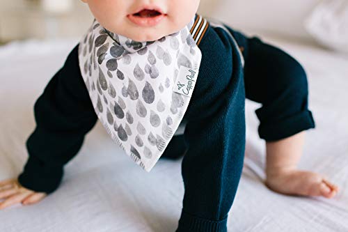 Copper Pearl Baby Bandana Drool Bibs 4 Pack Gift Set for Boys or Girls "Noah Set" by Copper Pearl