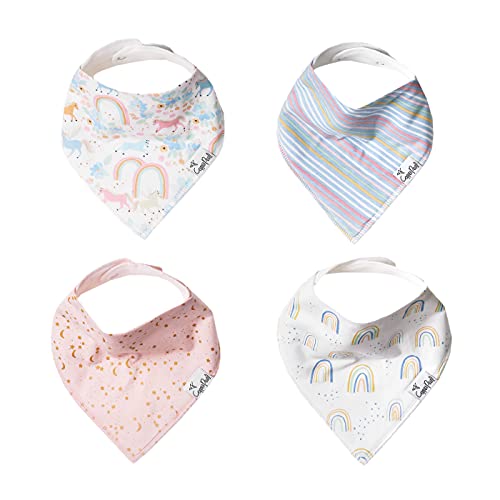 Copper Pearl 4-Pack Bandana Bibs, Whimsy Set