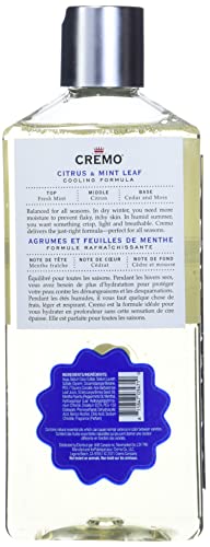 Cremo Body Wash Cooling Citrus & Mint Leaf 16oz / 473 ml (Pack of 1)