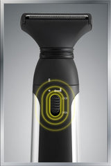 MANGROOMER Ultimate Pro Back Shaver with 2 Shock Absorber Flex Heads, Extreme Reach Handle and POWER BURST