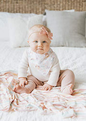 Copper Pearl Baby Bandana Drool Bibs for Drooling and Teething 4 Pack Gift Set "Enchanted" by Copper Pearl
