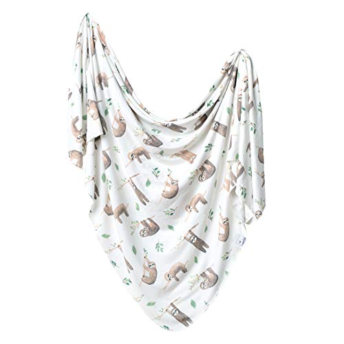 Copper Pearl Large Premium Knit Baby Swaddle Receiving Blanket"Noah", 9.6 Ounces