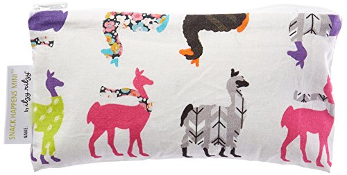 Itzy Ritzy IR-MSWB8311 Snack Happens Mini Reusable Snack and Everything Bag, Llama Glama