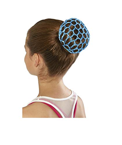 Bloch Unisex-Adult's Standard Hair Bun Cover, Blue, one
