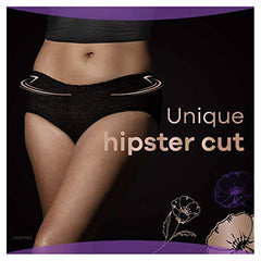 Always Discreet Boutique, Incontinence & Postpartum Underwear For Women, Maximum Protection, Small/Medium, 12 Count