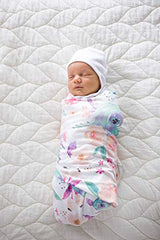 Copper Pearl Bloom Swaddle Blanket