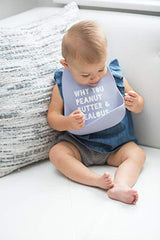 Bella Tunno Why You Jealous Wonder Bib, Purple