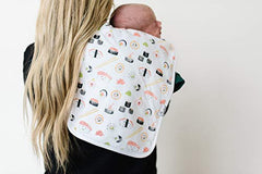 Copper Pearl Baby Burp Cloth Large 21''x10'' Size Premium Absorbent Triple Layer 3-Pack Gift Set "Baja"