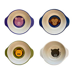Red Rover 20049 Bamboo Animal Bowls, Set of 4, Medium