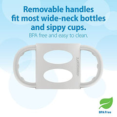 Dr. Brown's Milestones Silicone Handles for Standard Narrow Bottles Grey