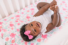 Copper Pearl Premium Fitted Knit Crib Sheet/Toddler Sheet"June"