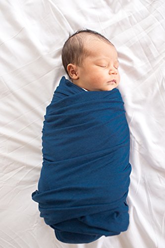 Copper Pearl Large Premium Knit Baby Swaddle Receiving Blanket River, 9.6 Ounces
