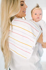 Copper Pearl Baby Burp Cloth Large 21''x10'' Size Premium Absorbent Triple Layer 3 Pack Gift Set "Olive" by Copper Pearl