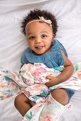 Copper Pearl Bloom Swaddle Blanket