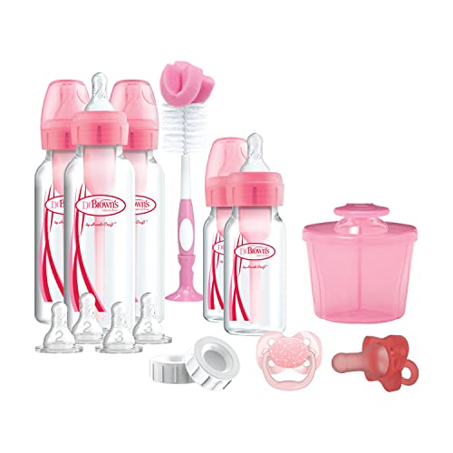 Dr. Brown's Options+ Complete Infant Starter Set/Pink