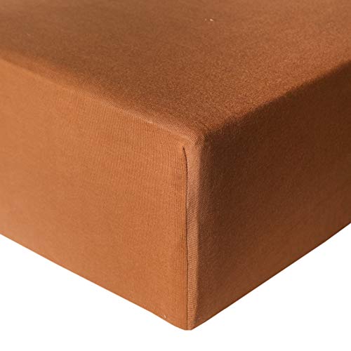 Copper Pearl Premium Fitted Knit Crib Sheet/Toddler Sheet Camel, 0.60 gram (X0029HCJ2P)
