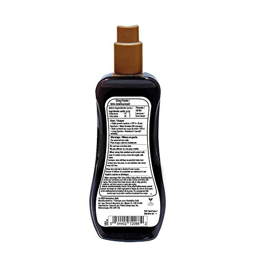 Australian Gold Spf 4 Spray Gel Bronzer, Fragrance: Cocoa Dreams, 237 Milliliters, brown