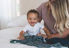 Copper Pearl Large Premium Knit Baby Swaddle Receiving Blanket"Hunter" by Copper Pearl