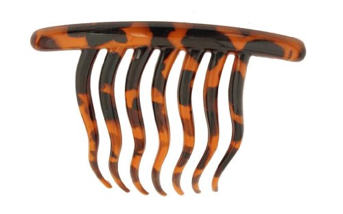 Caravan Contemporary Seven Tooth French Twist Comb with Wavy Teeth In Tokyo Color