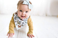 Copper Pearl Baby Bandana Drool Bibs for Drooling and Teething 4 Pack Gift Set "Dot" by
