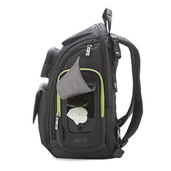 Jeep Adventurers Backpack Diaper Bag, Grey/lime