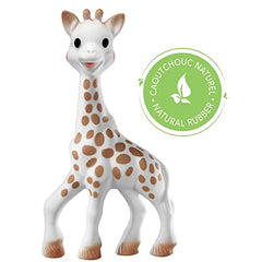 Sophie la girafe - Save The Giraffes Gift Set - Teething Toy Made of Natural Rubber for Babies and Toddler - Sophie la Girafe Keychain - For 3 Months+ - 516514