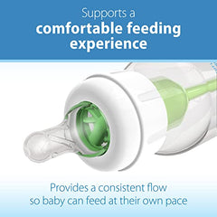 Dr. Brown's Natural Flow Preemie Flow Narrow Baby Bottle Silicone Nipple, Slowest Flow, 0m+, 100% Silicone Bottle Nipple, 6 Pack