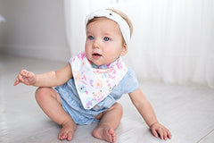 Copper Pearl 4-Pack Bandana Bibs, Bloom Set