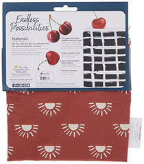 Itzy Ritzy Reusable Snack Bag – 7” x 7” BPA-Free Snack Bag is Food Safe, Washable and Ideal for Storing Snacks, Pacifiers, Electronics and Makeup in a Diaper Bag, Purse or Travel Bag, Terracotta Sunrise