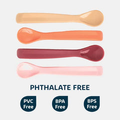 Tiny Twinkle - Silicone Spoon 4PK - Girl