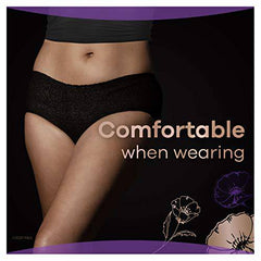 Always Discreet Boutique, Incontinence & Postpartum Underwear For Women, Maximum Protection, Small/Medium, 12 Count