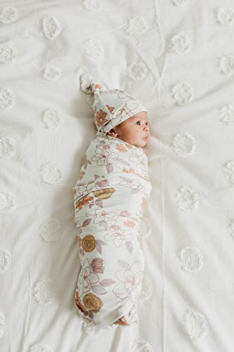 Copper Pearl Large Premium Knit Baby Swaddle Receiving Blanket Ferra (T4-F7EQ-T1VQ)
