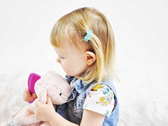 Baby Wisp Small Snap Tuxedo Grosgrain 5 pc Bow collection- Macaroon
