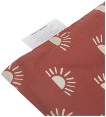 Itzy Ritzy Sealed Wet Bag with Adjustable Handle – Washable and Reusable Wet Bag with Water Resistant Lining Ideal for Swimwear, Diapers, Gym Clothes & Toiletries; Measures 11” x 14”, Terracotta Sunrise