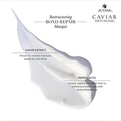 Alterna Caviar Anti-Aging Restructuring Bond Repair Masque, 5.7 Ounce | Strengthens & Protects Damaged Hair