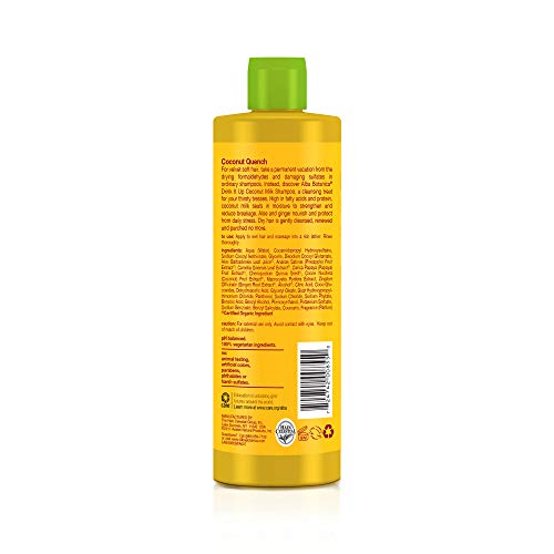 Alba Botanica Drink it up Coconut Milk Shampoo, 355ml (Pack of 2)
