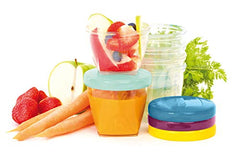 Babymoov Leak Proof Storage Bowls | BPA Free Containers With Lids, Ideal to Store Baby Food or Snacks for Toddlers (Pack of 24)