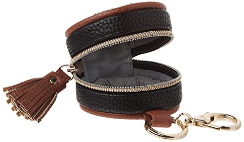 Itzy Ritzy Pacifier Case With Clip – Pacifier Charm Pod Includes Clasp to Easily Attach to a Diaper Bag or Purse; Measures 2.5” in Diameter and Holds 2 Pacifiers, Coffee and Cream
