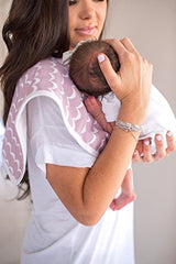 Copper Pearl 3-Pack Rosie Burp Cloths Set