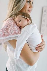 Copper Pearl Baby Burp Cloth Large 21''x10'' Size Premium Absorbent Triple Layer 3 Pack Gift Set "Olive" by Copper Pearl
