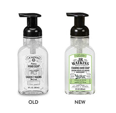 J.R. Watkins Foaming Hand Soap For Bathroom or Kitchen, Scented, USA Made And Cruelty Free, 266 Milliliters