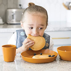 Tiny Twinkle Tableware 3 Pack Dish Set- BPA-Free Cups, Plates and Bowls Sets for Kids and Toddlers - Polypropylene Plastic Dinnerware Set (Sand, Cinnamon, Taupe - Bowls)