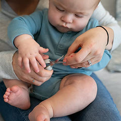 Dr. Brown’s™ Safe Squeeze Nail Scissors with Rounded Blade Tip and 100% Silicone Handle for Infant & Baby